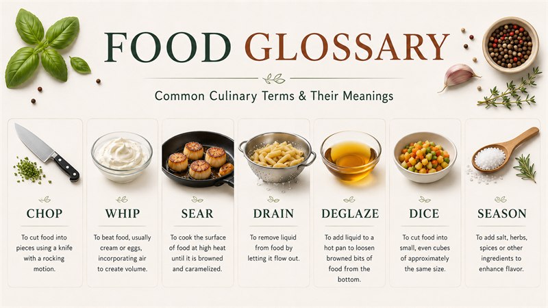 This Food Glossary Will Help You Be A Better Cook