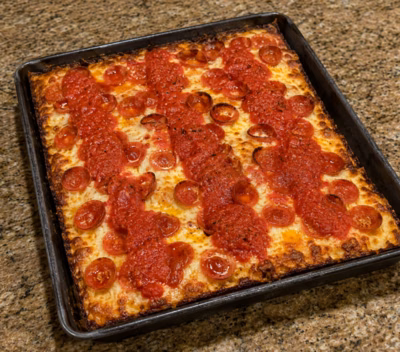 Detroit Style Pizza